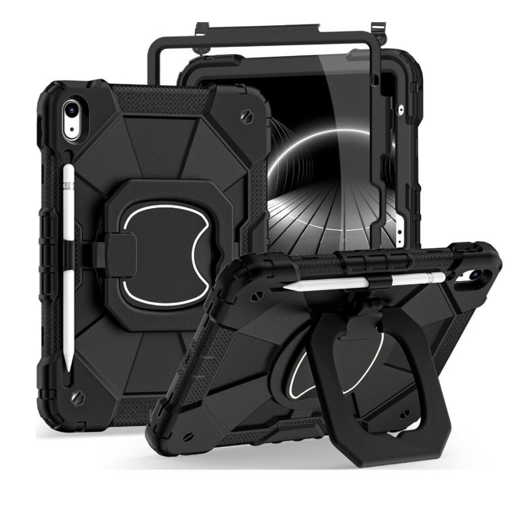 Case for iPad Air 11 inch (M2) 2024, Shockproof Protective With Hand Strap/Shoul